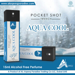 Aqua cool Pocket Shot Alcohol Free Perfume Al Aqeeq Paradise Dubai Pocket Perfume