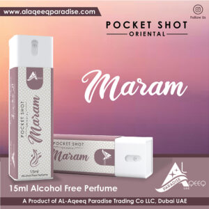 Maram Pocket Shot Alcohol Free Perfume Al Aqeeq Paradise Dubai Pocket Perfume