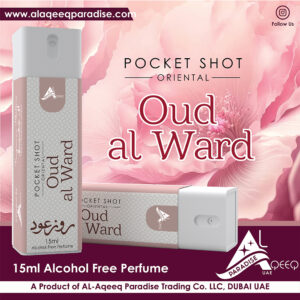 Oud Al ward Pocket Shot Alcohol Free Perfume Al Aqeeq Paradise Dubai Pocket Perfume