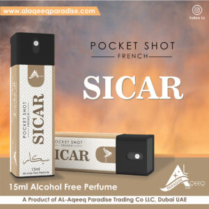 Sicar Pocket Shot Alcohol Free Perfume Al Aqeeq Paradise Dubai Pocket Perfume