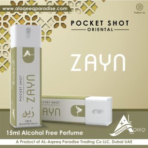 Zayn Pocket Shot Alcohol Free Perfume Al Aqeeq Paradise Dubai Pocket Perfume