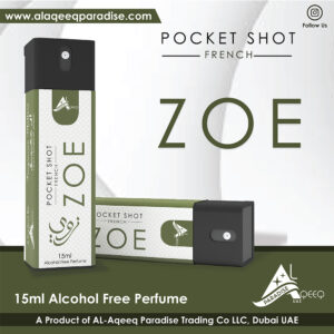 Zoe Pocket Shot Alcohol Free Perfume Al Aqeeq Paradise Dubai Pocket Perfume