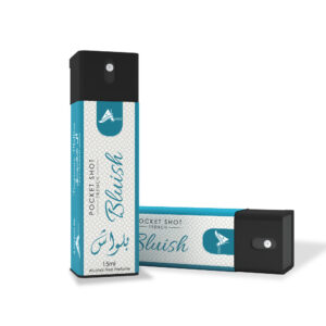 Bluish Pocket Shot Alcohol Free Perfume Al Aqeeq Paradise Dubai Pocket Perfume