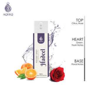 Aqeeq Hadeel pocket shot alcohol free perfume