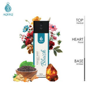 Aqeeq bluish pocket shot alcohol free perfume