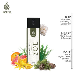 Aqeeq Zoe Pocket shot alcohol free perfume