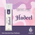 Aqeeq Hadeel pocket shot alcohol free perfume