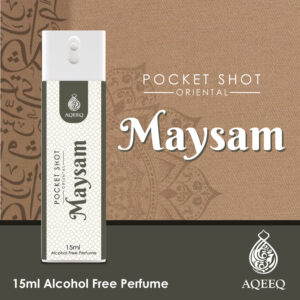 aqeeq maysam pocket shot alcohol free perfume