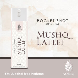 aqeeq mushq lateef alcohol free pocket shot