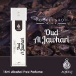 aqeeq pocket shot oud al jawhari alcohol free perfume