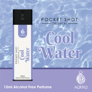 aqeeq pocket shot cool water alcohol free perfume